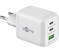 Goobay 64754 chargeur d'appareils mobiles Casques, Ordinateur portable, Smartphone Blanc Secteur Charge rapide Intérieure