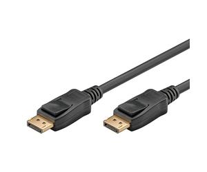 goobay 64857 Câble DisplayPort 2.1 / Résolution 8K à 60Hz / Câble de connexion pour PC de gaming / PS5 / Blindé / 1M