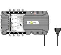 goobay 64880 Commutateur Multiple Satellite Compact / 9 entrées / 8 Sorties / 4 K, 8 K UHD/Dab+ / pour 8 participants