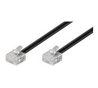 Goobay 64934 Câble de raccordement modulaire RNIS, 3 m Noir