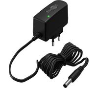 Goobay 64973 Adaptateur secteur 12 V (7,2 W / 0,6 A), noir, 1,8 m - avec fiche DC 5,5 mm x 2,1 mm