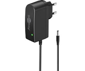 goobay 64978 Bloc d'alimentation Universel 12 V/12 W 1 A avec Prise CC 5,5 mm x 2,5 mm pour TV Box, routeur, Bande LED, caméra vidéo 1,8 m