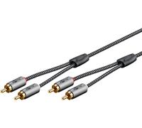 Goobay 65293 Câble Audio 2 M 2 X Rca Gris