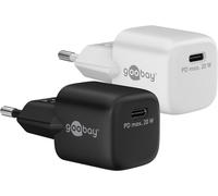 Goobay 65403 USB-C™ PD GaN chargeur rapide Nano (20 W) noir, noir - 1x port USB-C™ (Power Delivery)