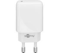 Goobay 65406 Chargeur rapide USB-C™ PD GaN (20 W) blanc, blanc - 1x port USB-C™ (Power Delivery)