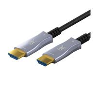Goobay 65558 câble HDMI 80 m HDMI Type A (Standard) Noir, Gris