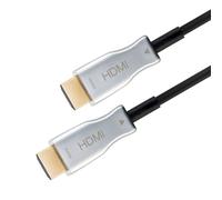 Goobay 65569 Câble optique hybride standard HDMI™ haute vitesse avec Ethernet (AOC), 40 m, noir - 4K/60Hz