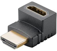 goobay 65744 Adaptateur HDMI coudé 90 degrés/Contacts dorés/Angle 90° / 8K @ 60 Hz, 4K @ 120 Hz / 48 Gbits/eARC, HDR