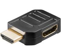 goobay 65745 HDMI Angle Adapter 90 Degrees Gold-Plated Contacts / 90° Angle / 8K