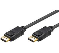 Goobay 65923 Câble de Connexion DisplayPort 1.2, Doré, 2 m Longueur de Câble