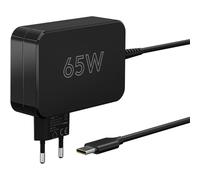 Goobay Chargeur USB-C 65W pour PC portable – PD, câble 1,8 m, protection contre la surchauffe – Noir