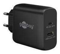 Goobay Chargeur double 65409 - 65 W USB-C & USB-A PD GaN 2 ports