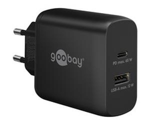 goobay 65W GaN USB-C PD Dual Fast Charger