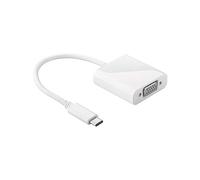 goobay 66260 Adaptateur USB-C pour Appareil USB-C/VGA 0,2 m Blanc