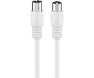 Goobay 66615 câble coaxial 3 m Blanc