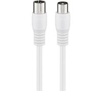 Goobay 66616 câble coaxial 5 m Blanc