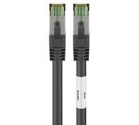 Goobay 66719 câble de réseau Noir 0,25 m Cat8.1 S/FTP (S-STP)