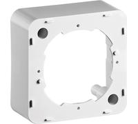 Goobay 67042 Cadre pour montage en saillie pour prises d'antenne, blanc - 1 pièce Cadre pour montage en saillie en blanc