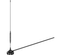 Goobay 67086 Antenne d'intérieur passive DVB-T2 (HD), noire, 1.5 m - 3 dB Antenne pour la réception de programmes DVB-T / DVB-T2 HD