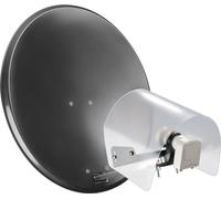 Goobay 67190 Capot de protection LNB contre les intempéries, transparent - bonne réception TV par mauvais temps