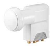 Goobay 67271 convertisseur abaisseur de fréquence Low Noise Block (LNB) Gris et Blanc
