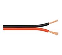 Goobay Câble de haut-parleur 67731 – Rouge/Noir CCA – 50 m
