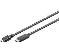 Goobay 67895 câble USB USB 2.0 0,2 m Micro-USB B USB C Noir