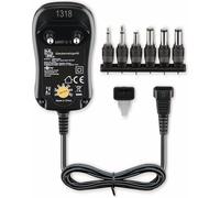 Goobay 67951 Alimentation universelle 3 V - 12 V 1 A noir 1.8 m y compris 6 adaptateurs DC max. 12 W et 1 A