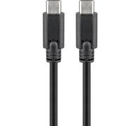 GOOBAY 67975 - Câble USB 3.0, fiche type C vers prise type C, 0,5 m
