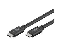 Goobay 67976 USB-C 3.1 Generation 1 Cable, Black, 1m Length 1 Meters