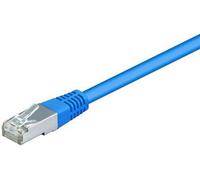 CAT 5e Câble de Liaison, SF/UTP, Bleu, 1m Longueur de Câble