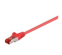 Goobay 68286 CAT 6 Câble patch, S/FTP (PiMF), rouge, 30 m - LSZH sans halogène, cuivre