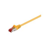 Goobay 68301 CAT 6 Câble de Liaison, S/FTP (PiMF), Jaune, 2m Longueur de Câble