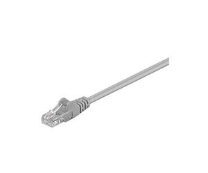 Goobay 68387 CAT 5e Câble de Liaison, U/UTP, Gris, 7.5m Longueur de Câble