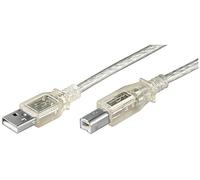 Goobay 68606 Câble Hi-Speed USB 2.0, Transparent, 1m Longueur