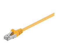 Goobay 68617 câble de réseau Jaune 0,25 m Cat5e F/UTP (FTP)
