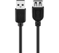 Goobay 68622 câble USB USB 2.0 0,3 m USB A Noir