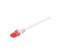 Goobay 68639 CAT 6 Câble de Liaison, U/UTP, Blanc, 15m Longueur de Câble