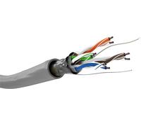 Goobay 68707 CAT 5e câble réseau, U/UTP, gris, 100 m - CCA mélange de cuivre pour applications SOHO, AWG 26/7 (stranded), PVC