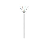 Goobay 68710 CAT 5e Câble Réseau, U/UTP, Gris, 100m Longueur de Câble