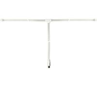 Goobay 68850 Antenne radio jetable avec couplage coaxial, 1.75 m, blanc - pour la réception radio FM/AM