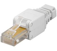 Goobay 68859 Connecteur RJ45 sans outil CAT 5e UTP non blindé, CAT 5e - pour 3 câbles différents Ø : jusqu'à 5,2 / 6,4 / 7,5 mm