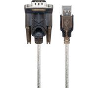 Goobay 68875 Convertisseur USB série RS232, transparent, 1.5 m - USB 2.0 mâle (type A) > D-SUB/RS-232 mâle (9 pôles)