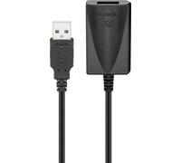 Goobay 68876 câble USB USB 2.0 5 m USB A Noir