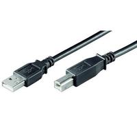 Wentronic Câble USB 3.0 Fiche A / Fiche B 1,8m Noir (Import Allemagne)