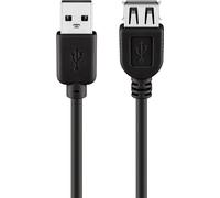 Goobay 68904 Câble d'extension USB 2.0 Hi-Speed, noir, 3 m - USB 2.0 mâle (type A) > USB 2.0 femelle (type A)