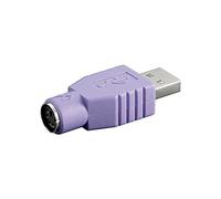Goobay Adaptateur USB 68918 USB Type-A mâle / PS/2 femelle Violet