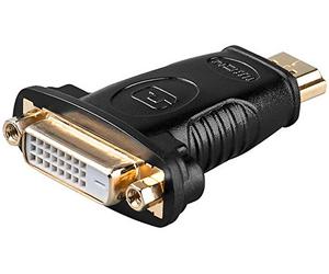 Goobay 68930 Adaptateur HDMI/DVI-D, Doré