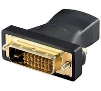 Goobay 68931 changeur de genre de câble HDMI Type-A DVI-D (24+1 pin) Noir