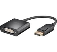 Goobay 69873 Câble Adaptateur DisplayPort/DVI-D 1.2, Nickelé, 0.2 m Longueur de Câble